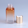 Popolare bottiglia di lozione petg in plastica cosmetica per la cura della pelle quadrata